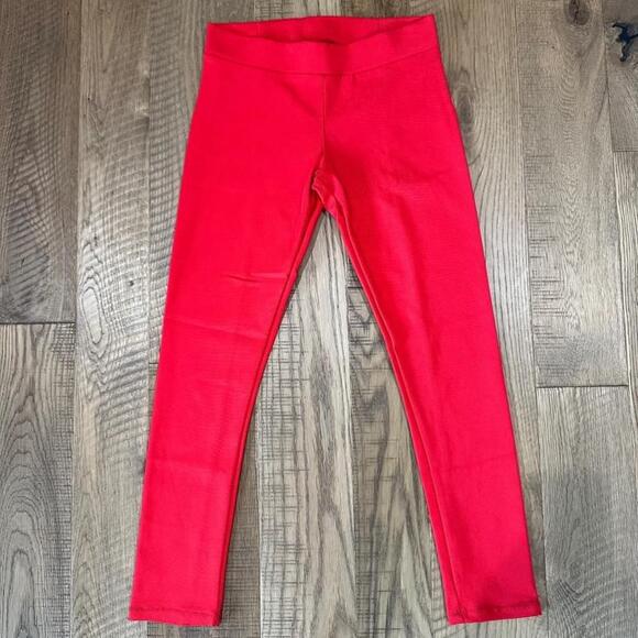 Mark Wong Nark Avant Garde Womens Red Low-Rise Elastic Cropped Pants NWT Size S - Picture 1 of 8